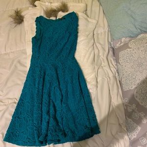 Blue Macy’s dress size 2